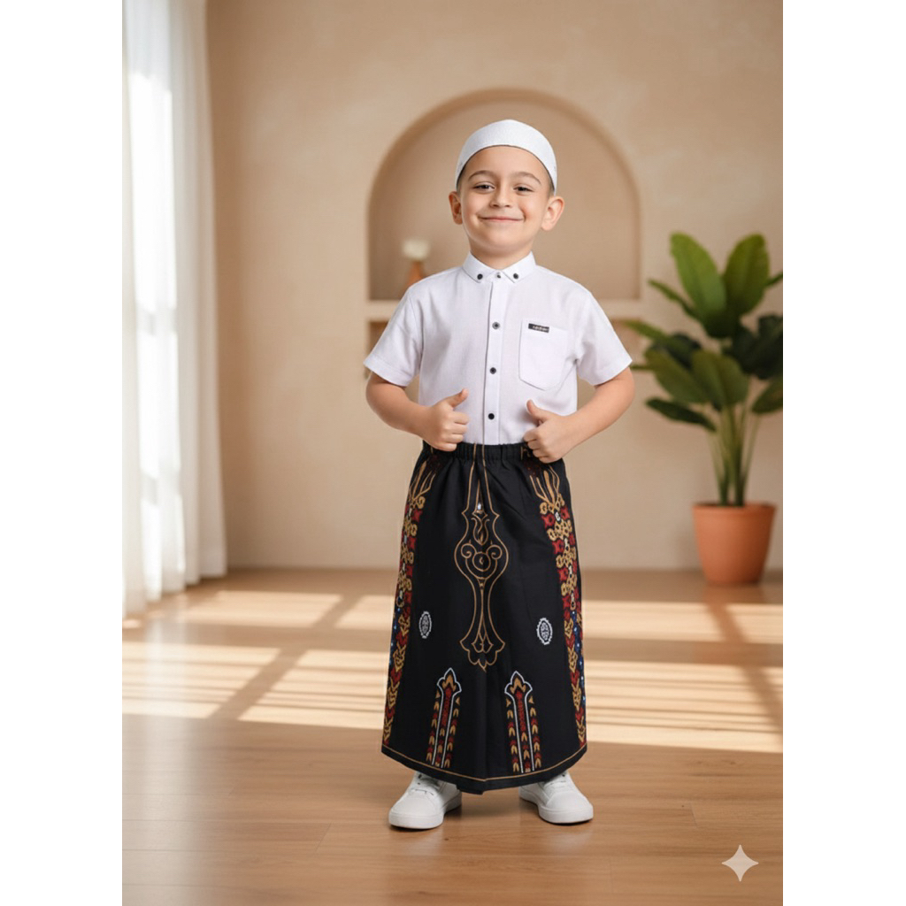 Sarung Instan Anak Laki Laki Untuk Usia 1-9 Tahun