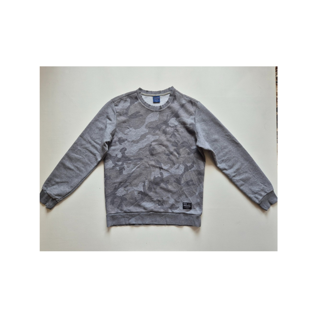 DISCOVERY EXPEDITION Camouflage Crew Neck Grey Crewneck Sweatshirt Camo CN