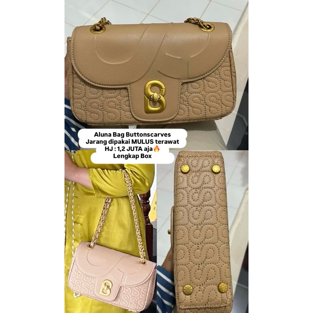 (BACA DESKRIPSI) ALUNA BAG BUTTONSCARVES
