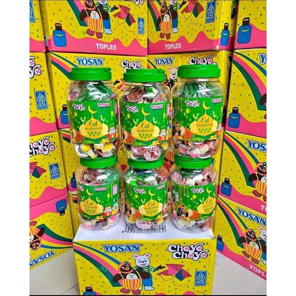 Yosan Choyo Choyo Rainbow Cup Toples isi 60