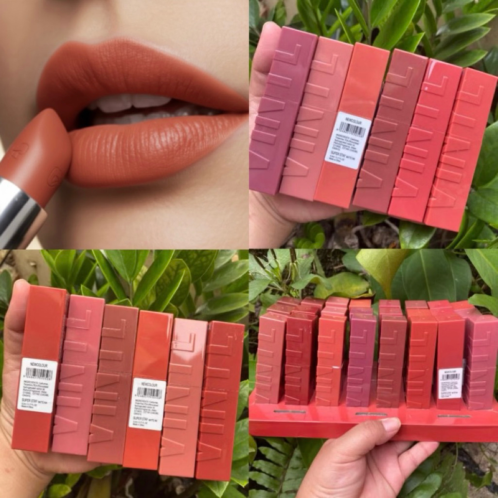 (TERLARIS) Promo Lipstick Batang Putar Maybeline/Revlon Merah Nude Termurah COD
