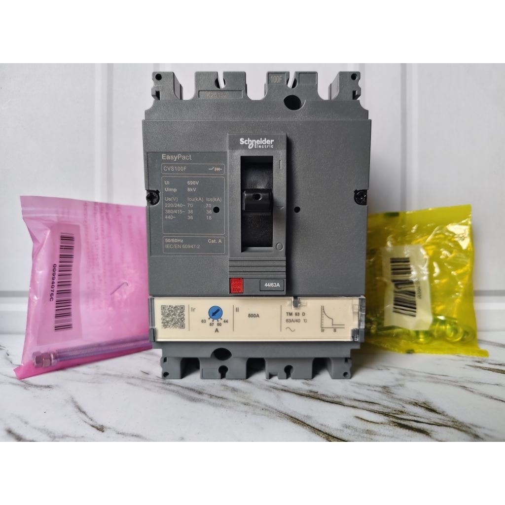 MCCB EasyPact SCHNEIDER CVS 100F 3 PHASE [63A] GARANSI 