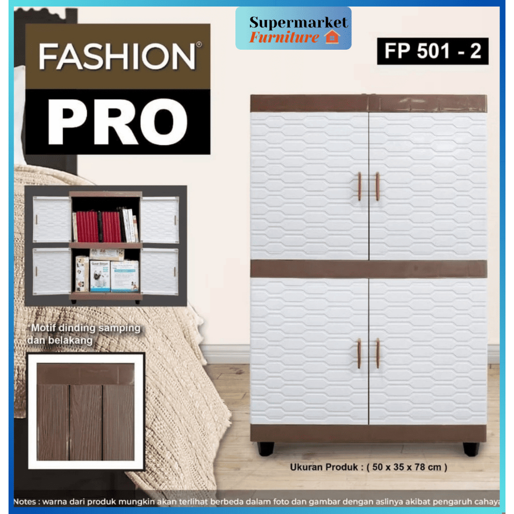 CARGO - LEMARI PLASTIK CLUB SUSUN 2 KUNCI / CLUB GRANDMINI 2SSN