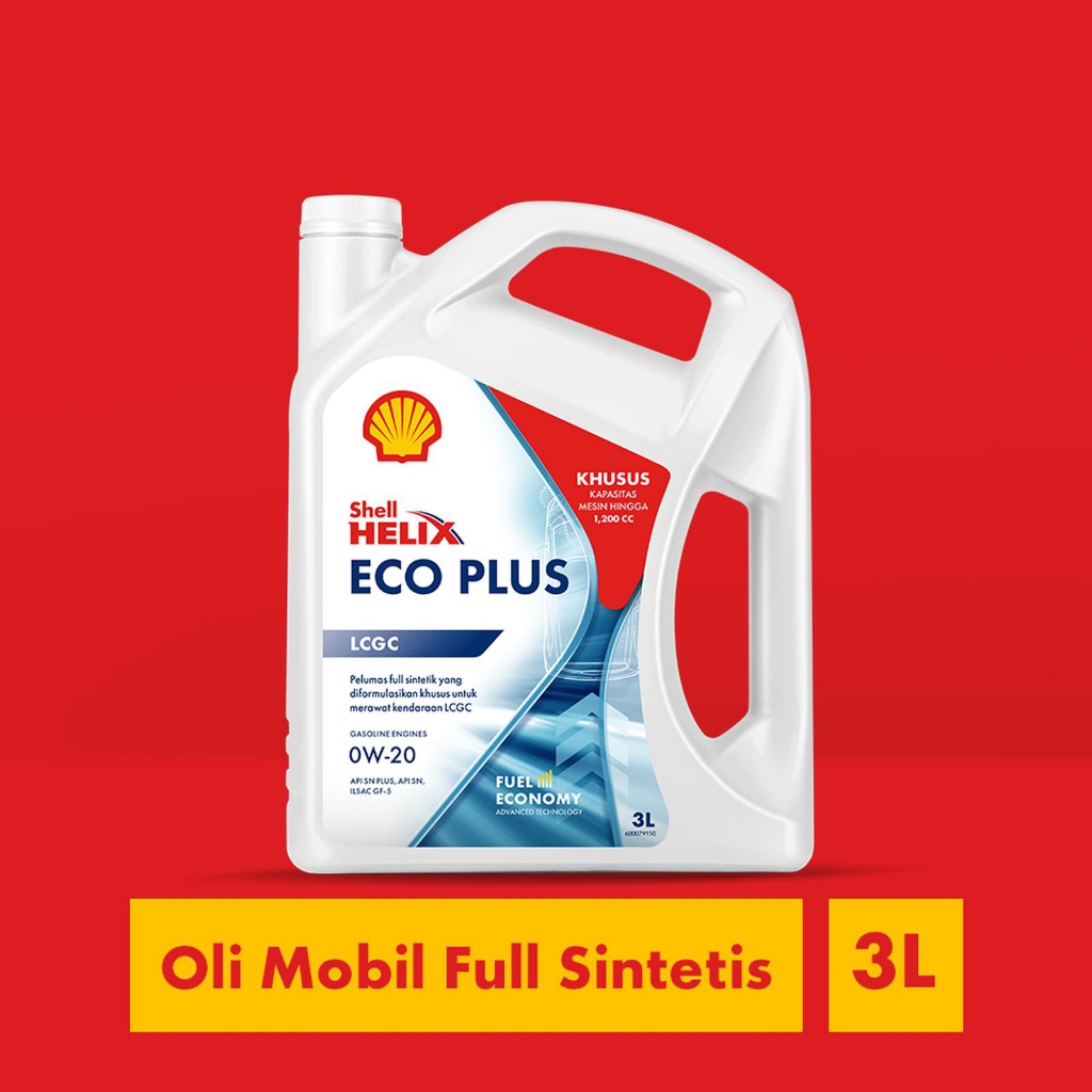 Oli Mobil Shell Helix Eco Plus 5W-30 3L