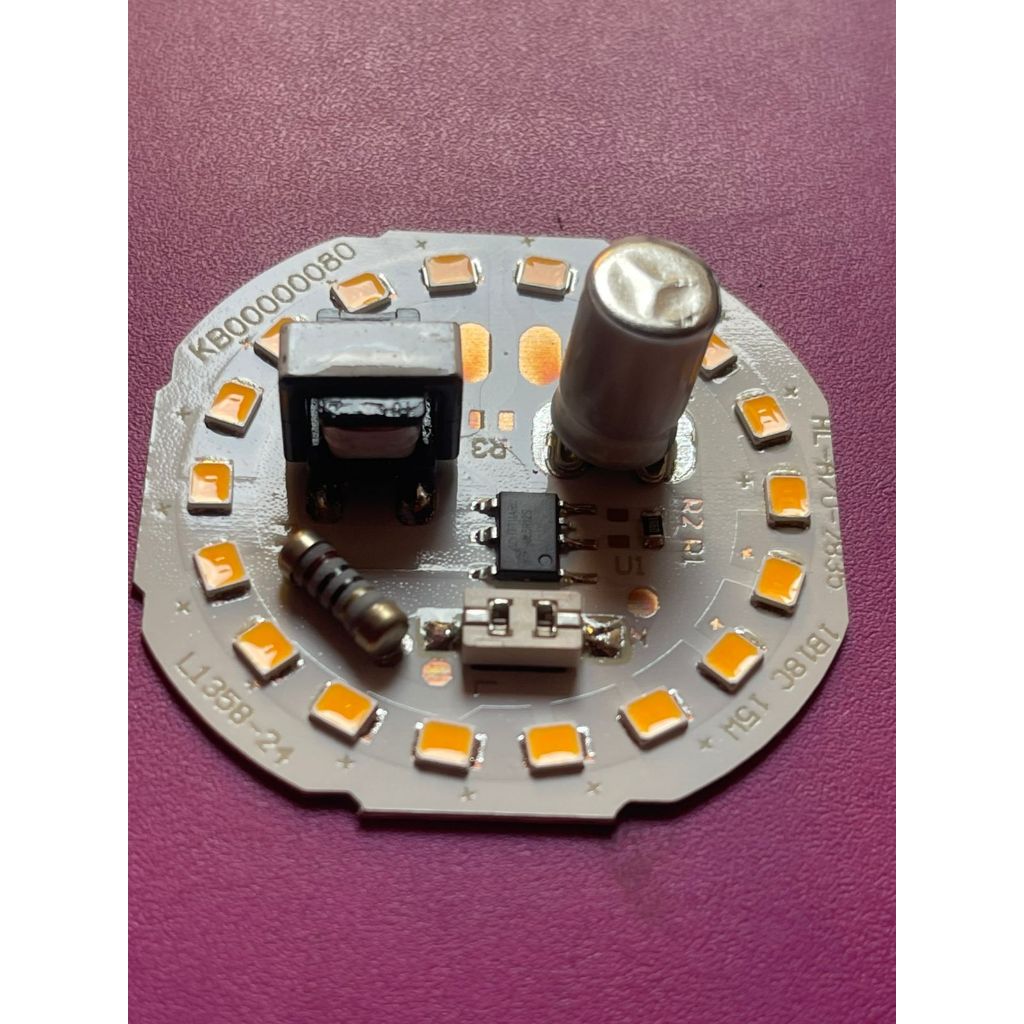 Lampu LED 15W pcb 15 watt AC 220 - 240V Kuning