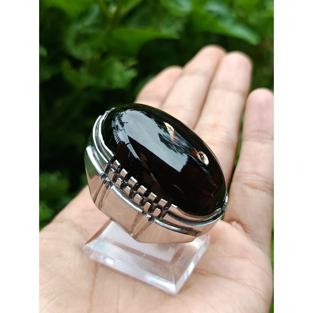 akik yaman combong unik