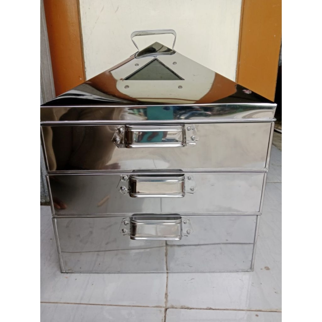 Klakat Kukusan Susun Uk 40×40 cm Stainles