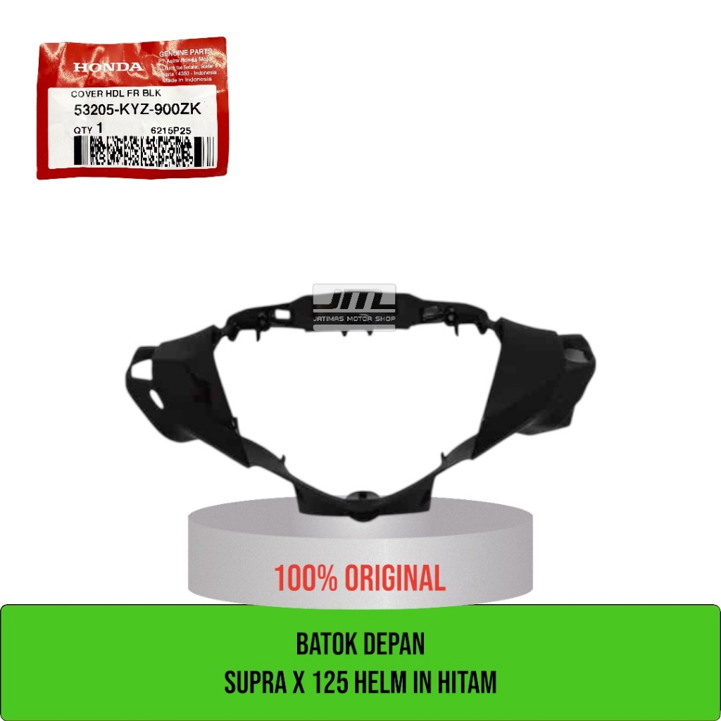 Batok depan supra x 125 helm in hitam 53205-KYZ-900ZK