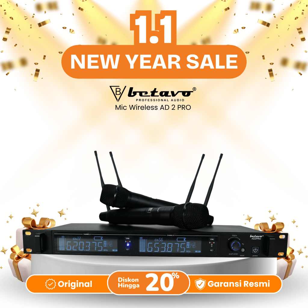 Professional Microphone Wireless Betavo AD 2 PRO HH