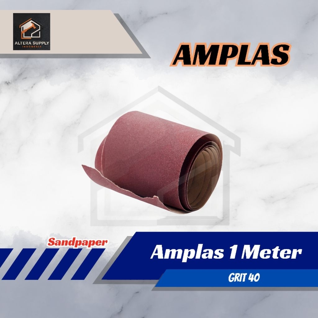 Amplas Roll Kain 1 Meter Grit 40
