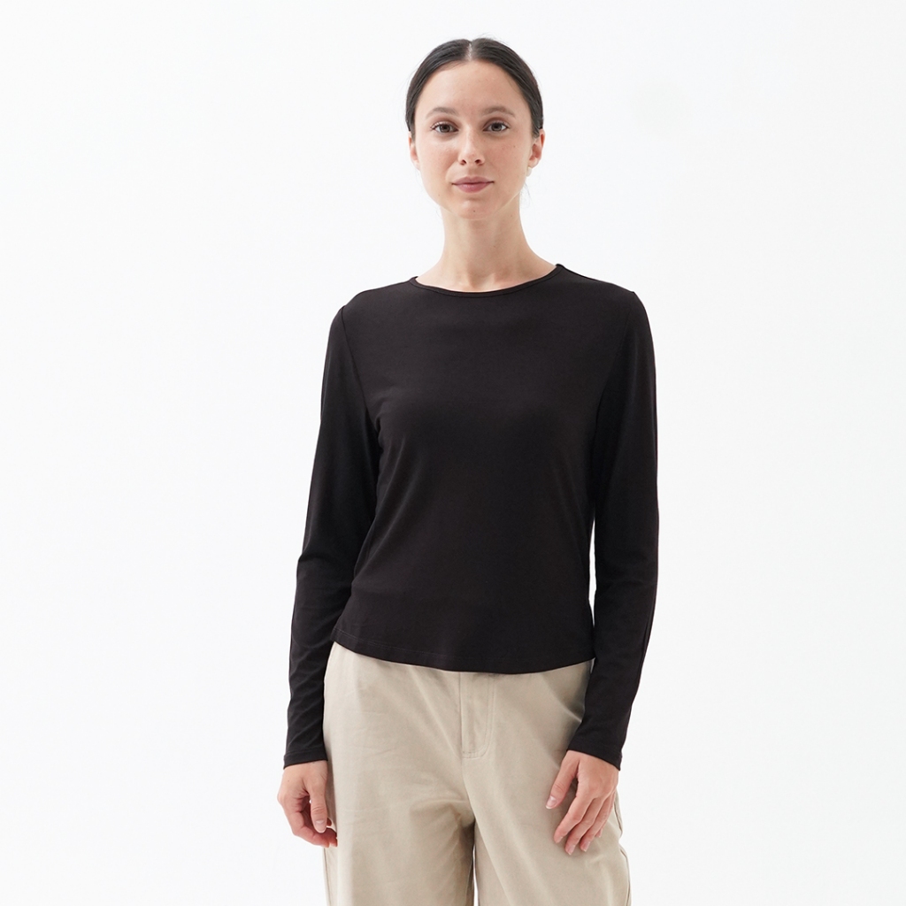 Mississippi Fitted T Shirt Kaos Lengan Panjang LIN000716M