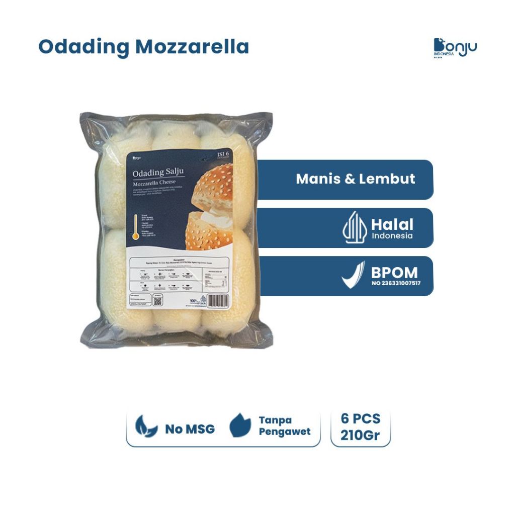 Bonju - Odading Mozarella & Choco 210gr