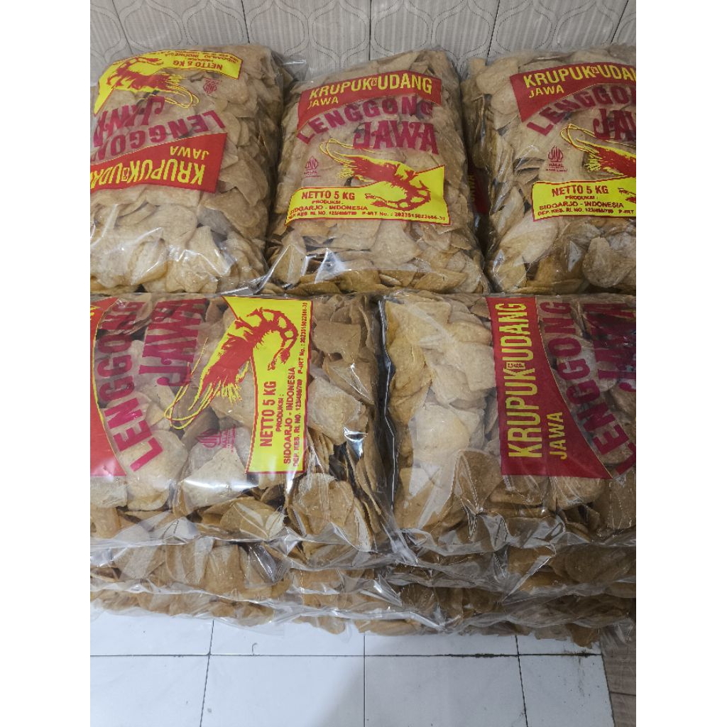 KERUPUK UDANG KHAS SIDOARJO ISI 5 KG