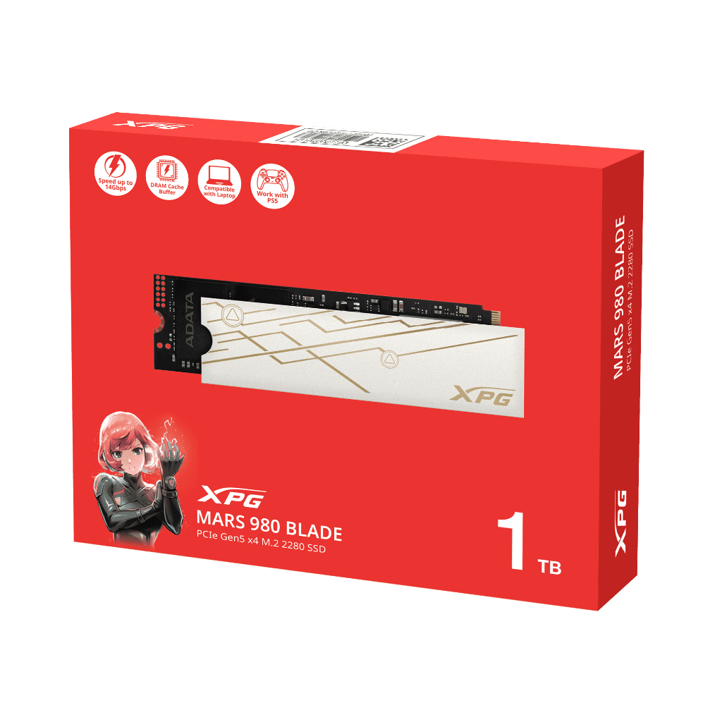ADATA XPG Mars 980 Blade SSD PCIe Gen5 x4 M.2 2280 - 1TB