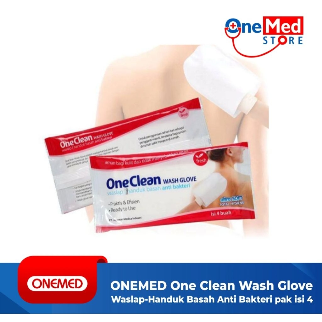 WASH GLOVES / WASLAP BASAH SEKALI PAKAI ISI 4