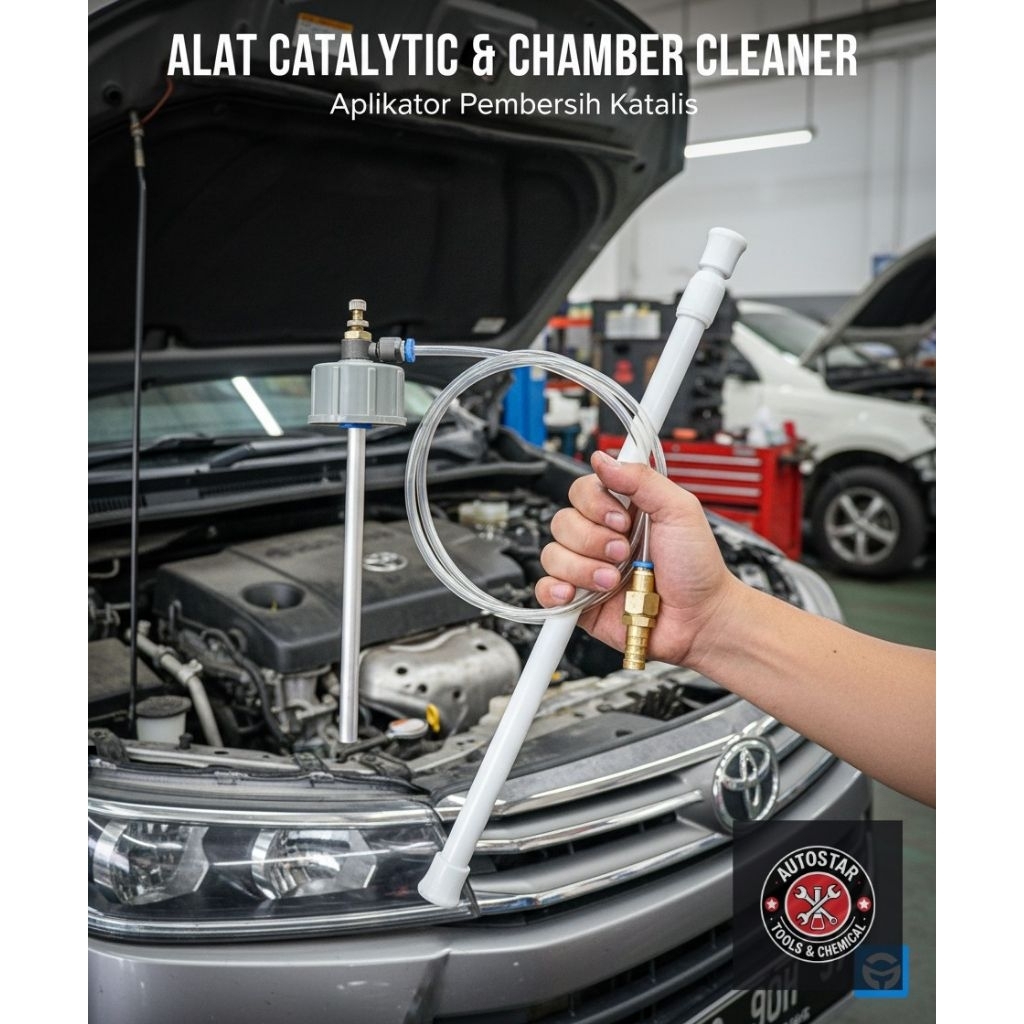 Alat CATALYTIC CONCVERTER CLEANER Tools Alat Infus Catalis Converter aplikator Cairan katalis Mobil 