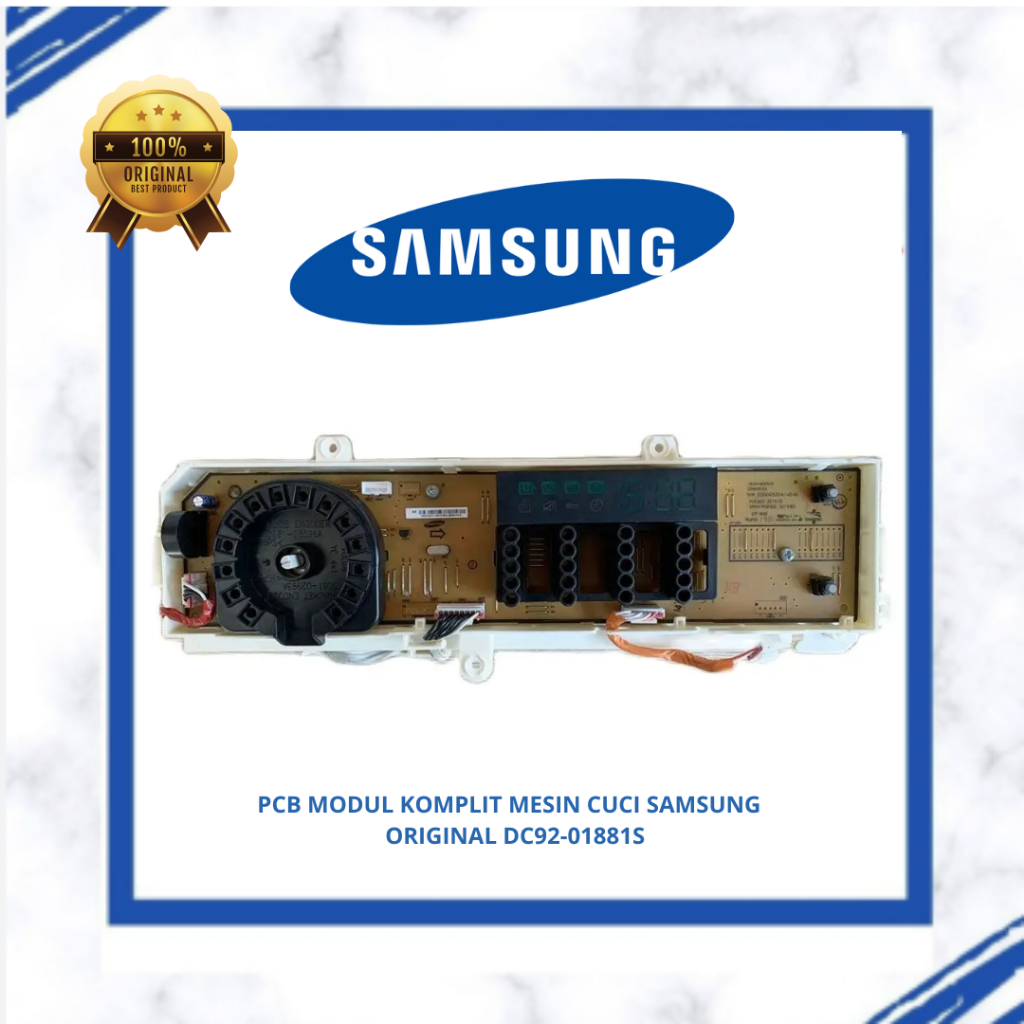 PCB MODUL KOMPLIT MESIN CUCI SAMSUNG WW95K5410UW ORIGINAL DC92-01881S