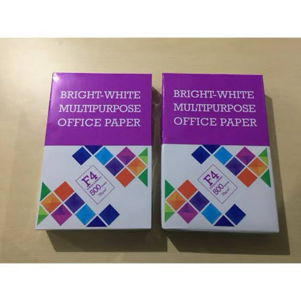 [ 1 RIM 500 L ] KERTAS HVS BMO F4 75 GRAM || KERTAS HVS BMO F4 HVS