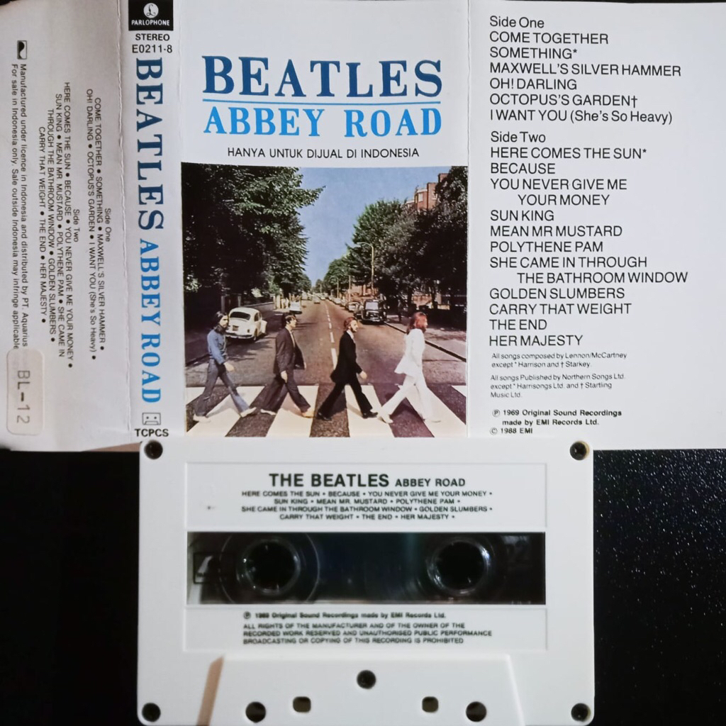 KASET PITA THE BEATLES ABBEY ROAD