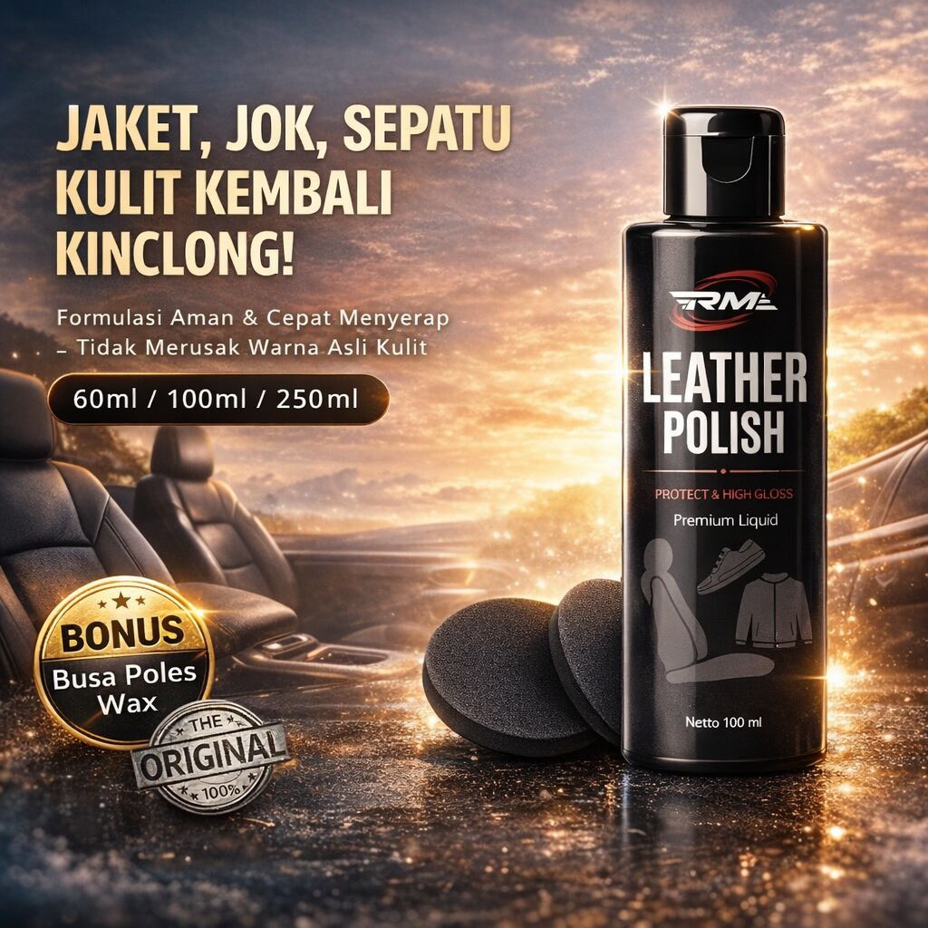 Leather Polish Semir Jok Motor & Mobil Serbaguna Bisa untuk Jaket kulit,sepatu Dll