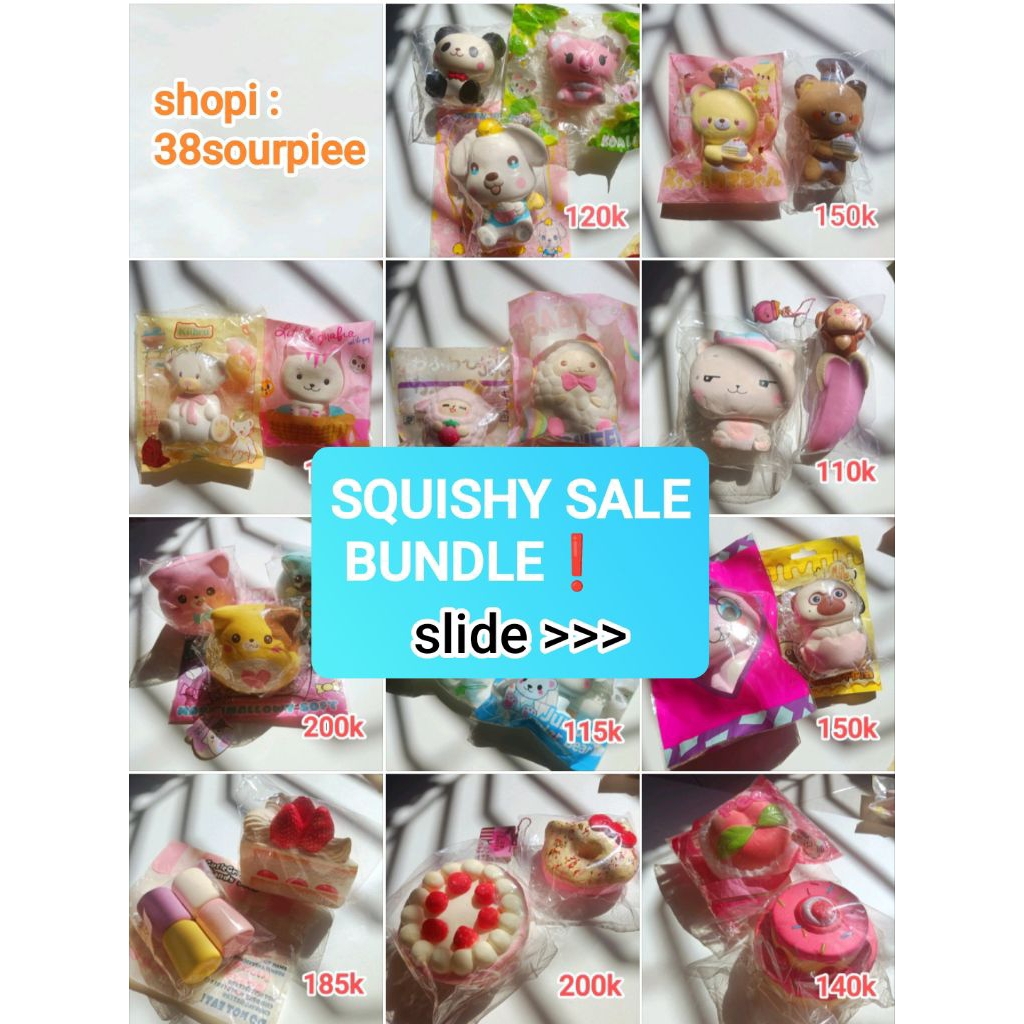SALE LICENCE SQUISHY BUNDLE MURAH