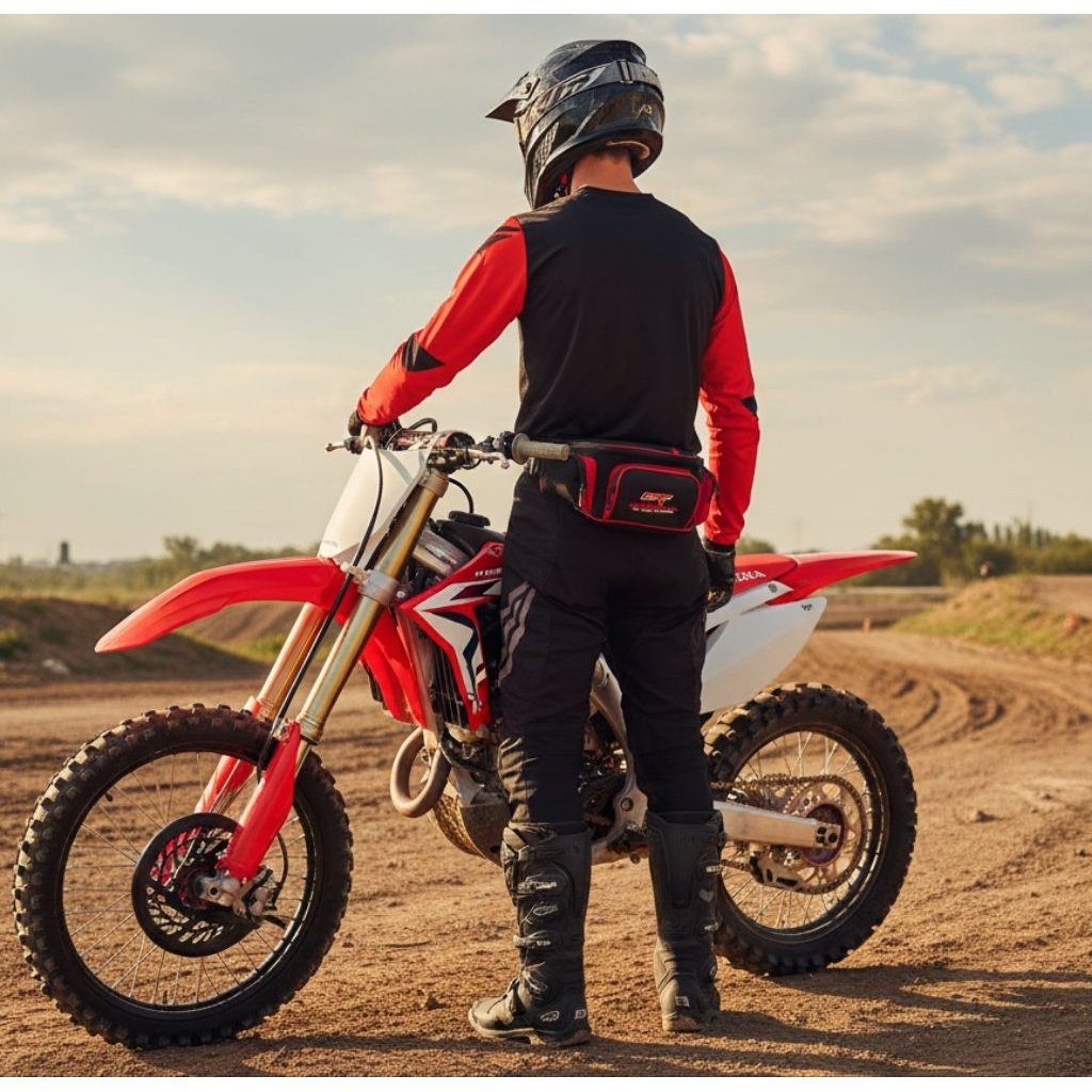 Tas Pinggang Trabas Pria Waistbag Trail Adventure Kawasaki Crf Yamaha