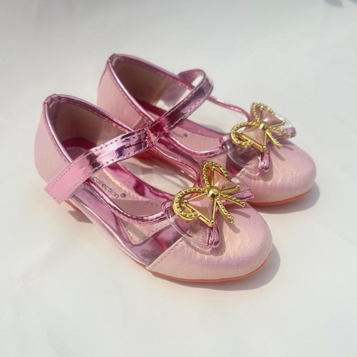 Sepatu Pesta Anak Princess Elsa Desain Elegan Dan Nyaman Hak Pendek