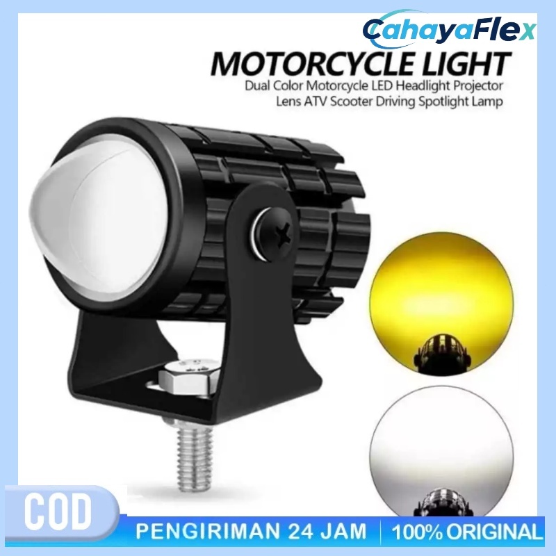 Lampu Tembak  Mini 2 Warna  Sorot Foglamp Gun Laser Led / Lampu Sorot Foglamp Super Terang 12~80 Vol