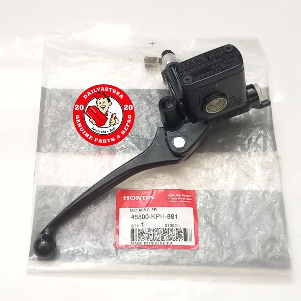 CYLINDER SET MASTER REM CAKRAM DEPAN ASSY HONDA KARISMA SUPRA X 125 OLD LAMA ORIGINAL ORI AHM 45500-
