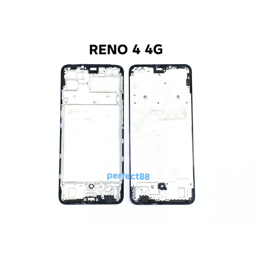 FRAME OPPO RENO 4 4G - RENO4 4G MIDDLE FRAME - TULANGAN LCD - DUDUKAN LCD