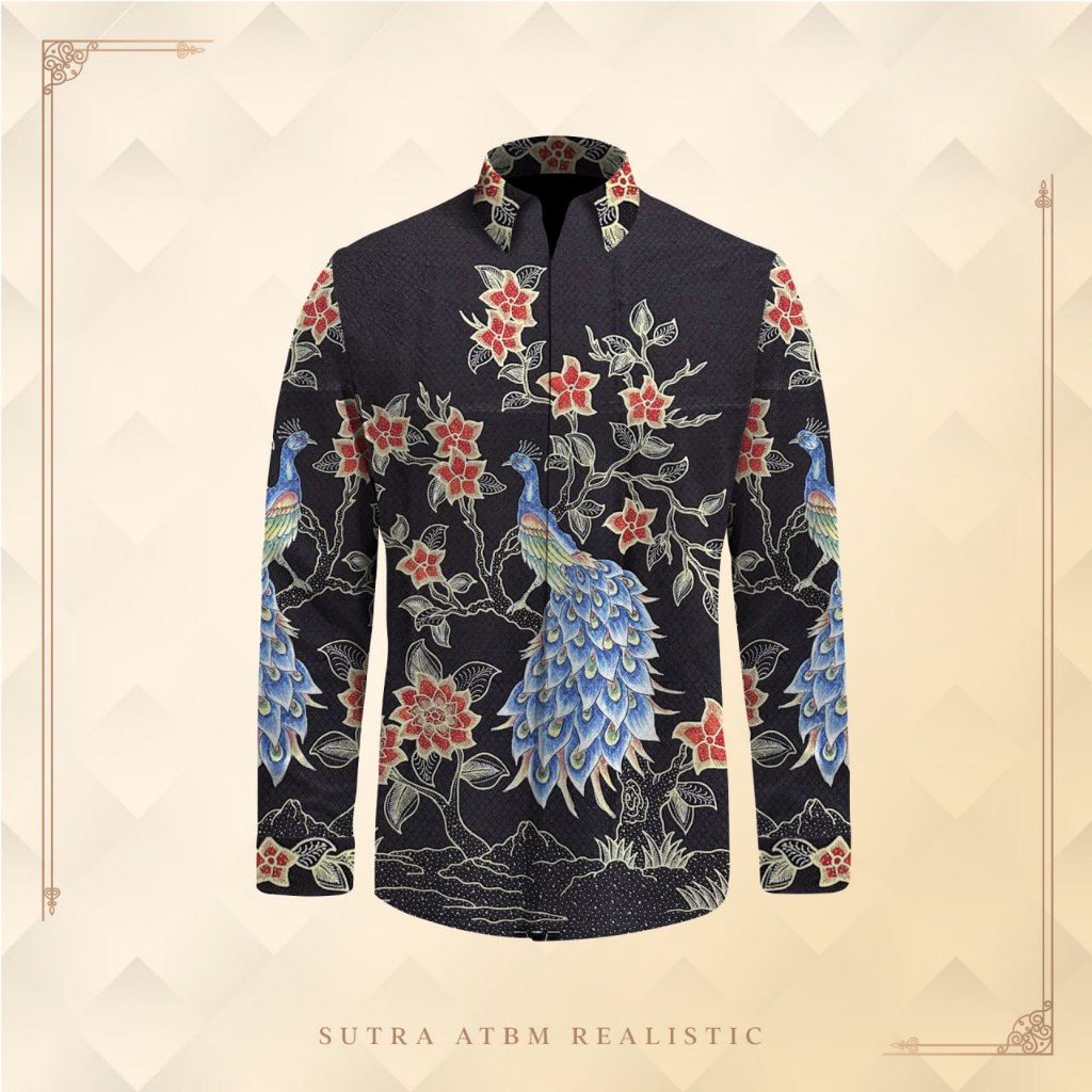 Kain batik tulis sutra atbm Lukis