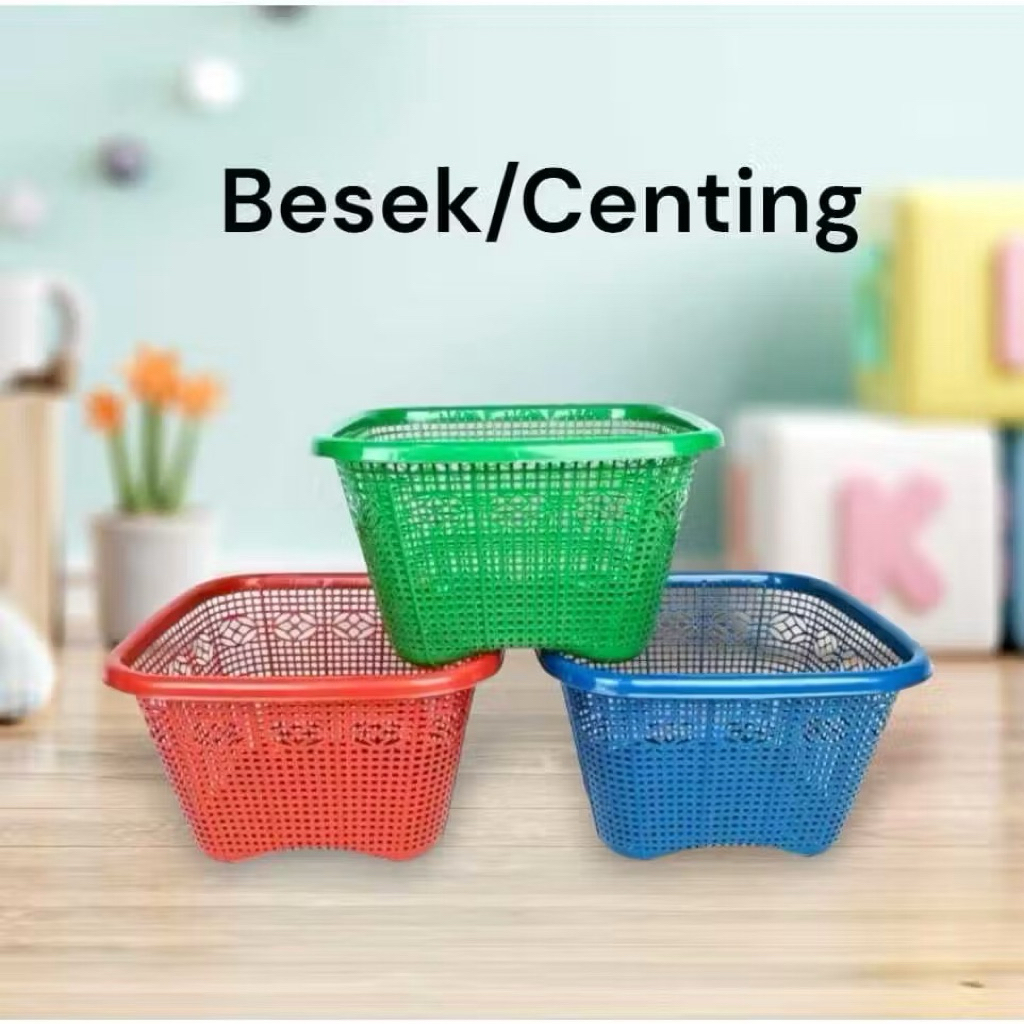 Wakul Besek Kotak Segi 4 Besek Segi Plastik Tebal