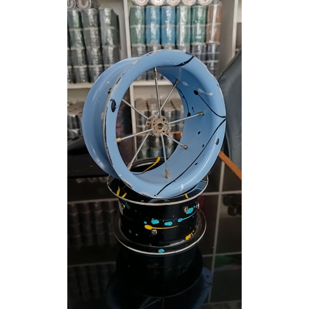 BELADU SENAR LAYANGAN MOTIF, BELADU MOTIF KEREN. GULUNGAN SENAR LAYANGAN