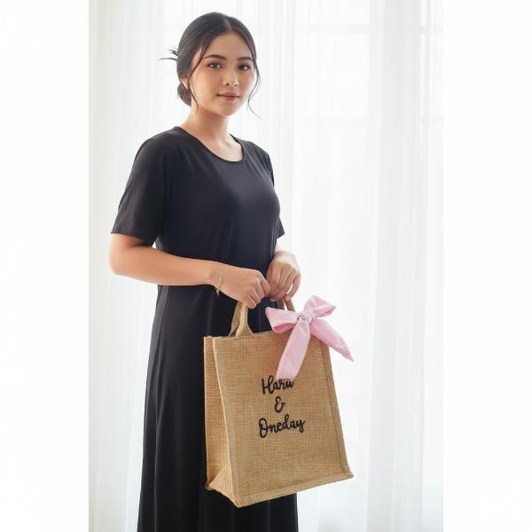 Tas Goni / Tas wanita / Mini Goni Bag / Hand Bag Wanita - Custom NAMA