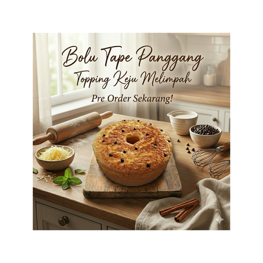 Bolu Tape Keju Panggang