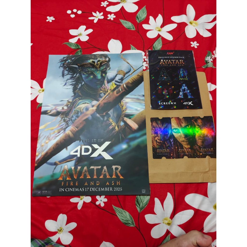 CGV FAN SCREENING AVATAR: FIRE AND ASH Official Merch 4DX