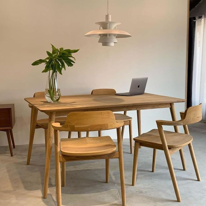 Set Meja Makan Jati Meja Makan Set Minimalis Modern