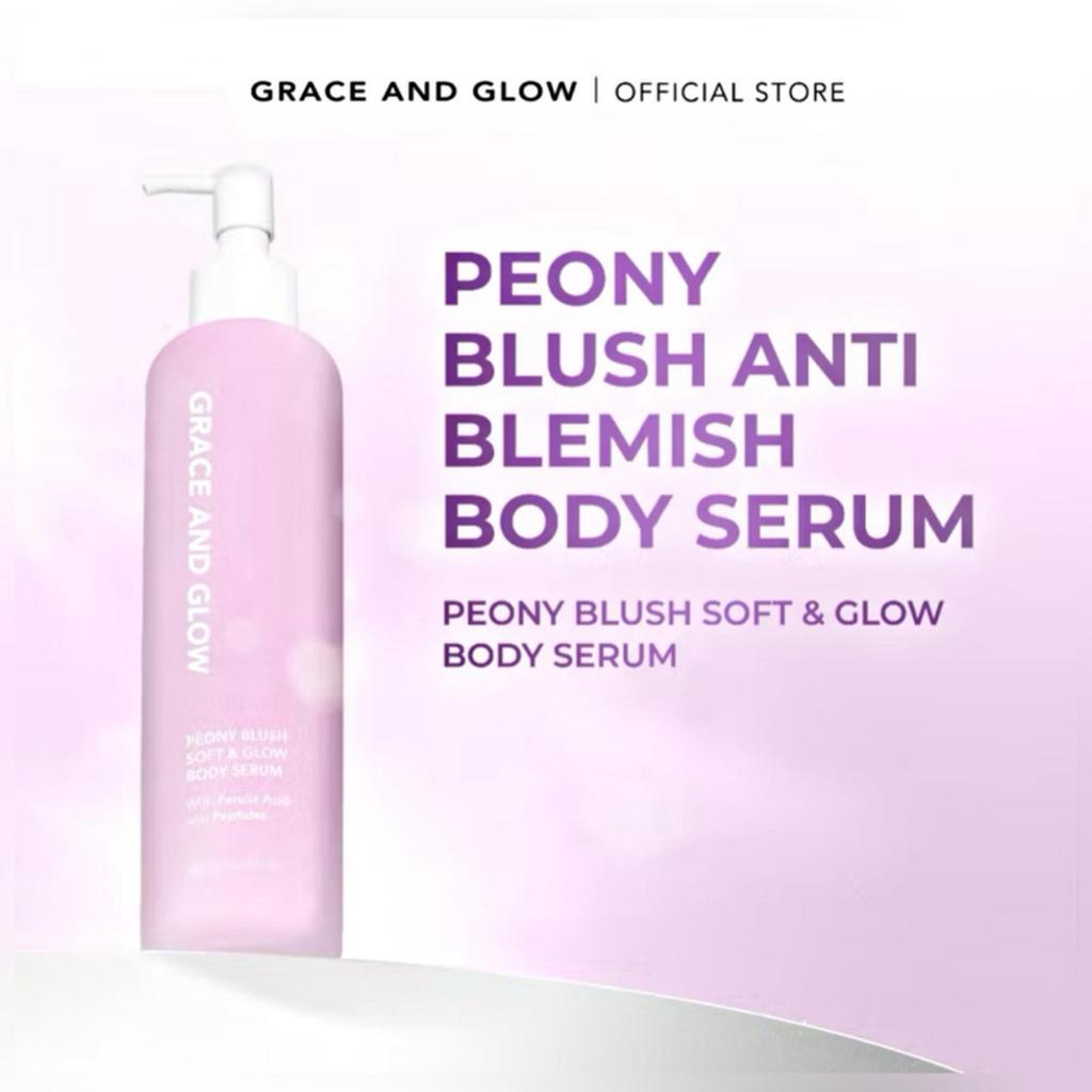 AB - Grace and Glow Peony Blush Anti Blemish Hand and Body Lotion [300ml]/ Pelembab Kulit Badan Body