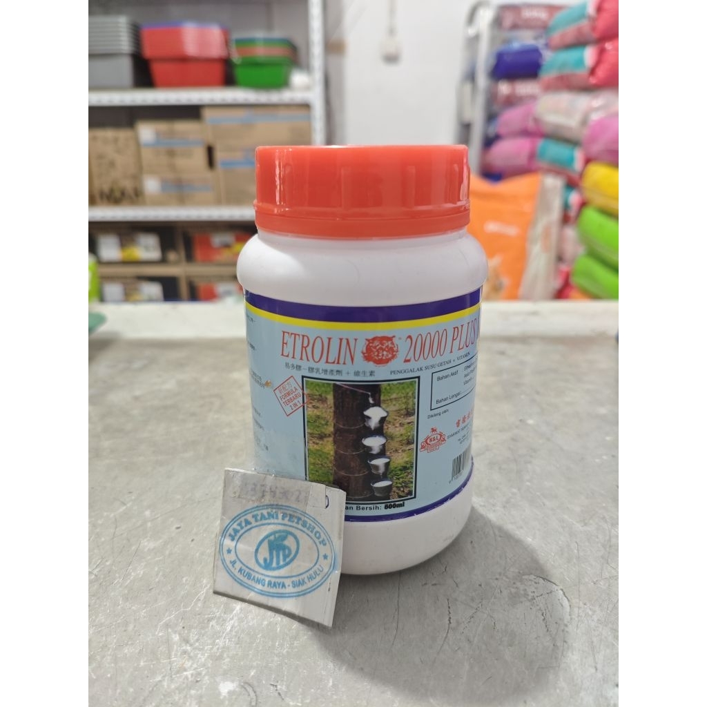 Etrolin 20000 plus vitamin pohon karet atau para 500 ml
