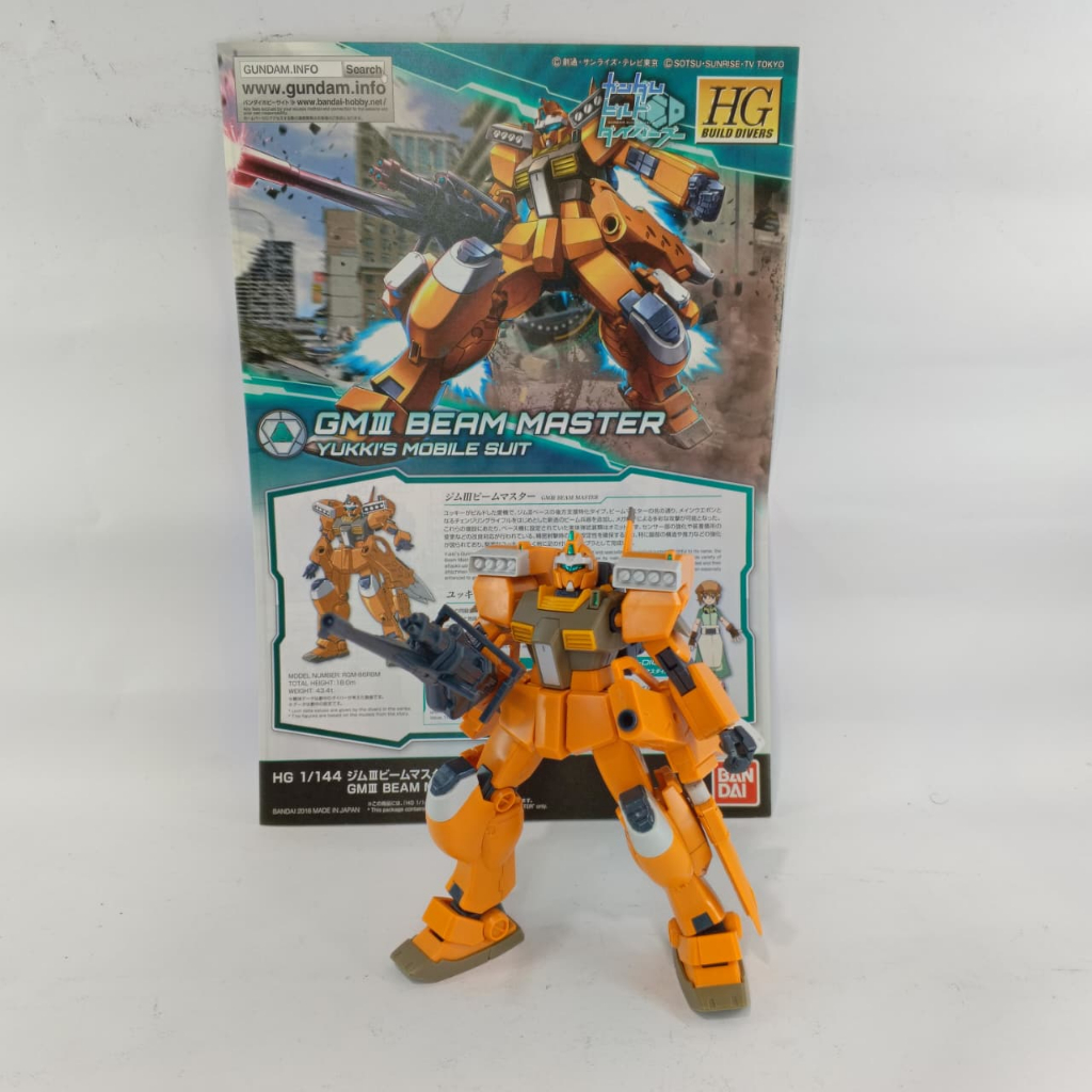 Bandai HGBD GM III Beam Master / Model Kit Gundam HG 1/144 2nd Sudah Rakit HS208