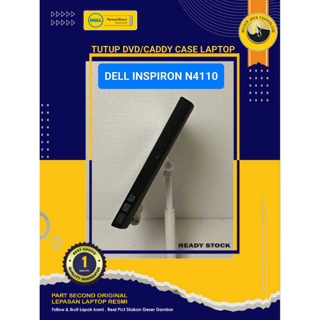 DVD Caddy Tutup Case Cover Laptop Dell Inspiron 14 N4110 N4120 Second Original