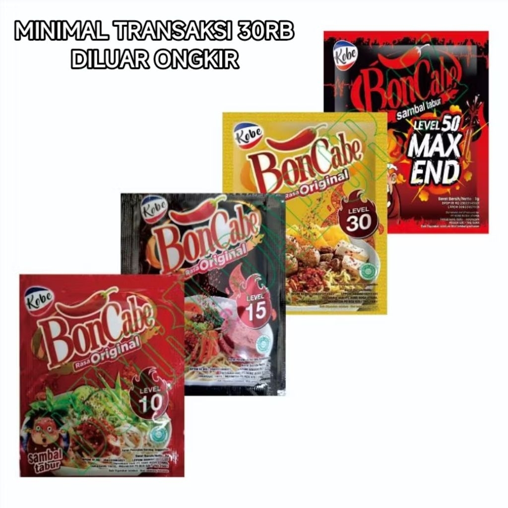 bon cabe sachet level 10-50 end