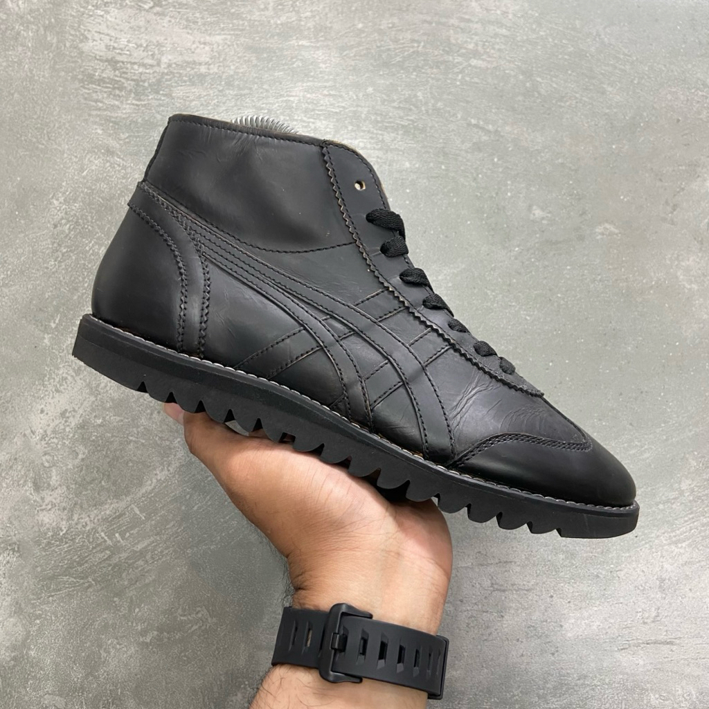 [Size 37] Rare ONITSUKA TIGER Rinkan Boots Genuin Leather JAPAN LIMITED MODEL Rust Second Original. 