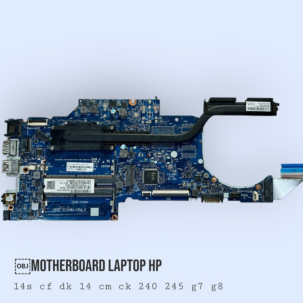 Motherboard Laptop HP 14s 14-cm HP 240 245 G7 G8 Matot Mati Total Bahan Kanibal
