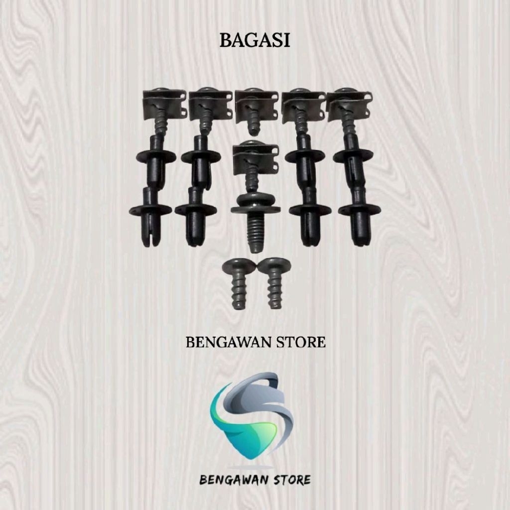 Baut Fullset Cover Bodi Body Bagasi Suzuki Skydrive 125 Karbu Karburator