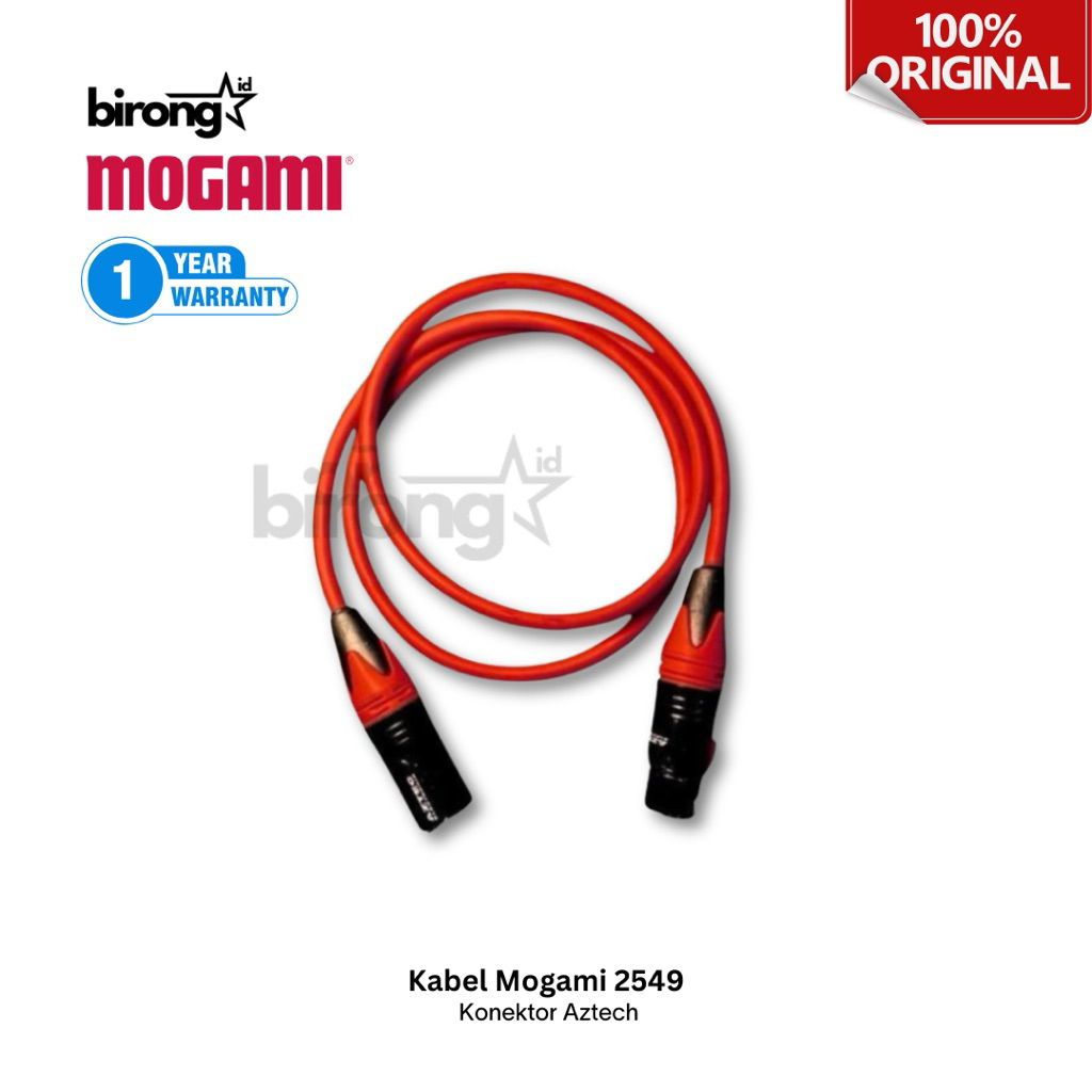 Kabel Mic Mogami Original XLR to XLR Female Male Mogami 2549 Gold Plated