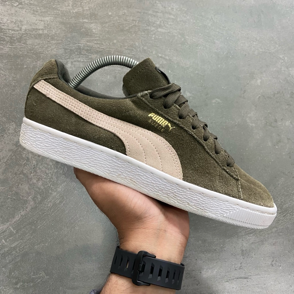 [Size 39] Puma Suede Classic Brown White (35546247) Second Original. Harga Barunya 1.5 Juta Rupiah