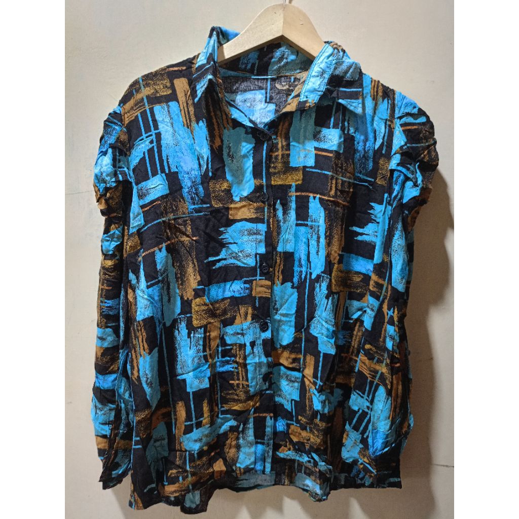 Atasan rayon motif/atasan rayon murah/atasan Preloved