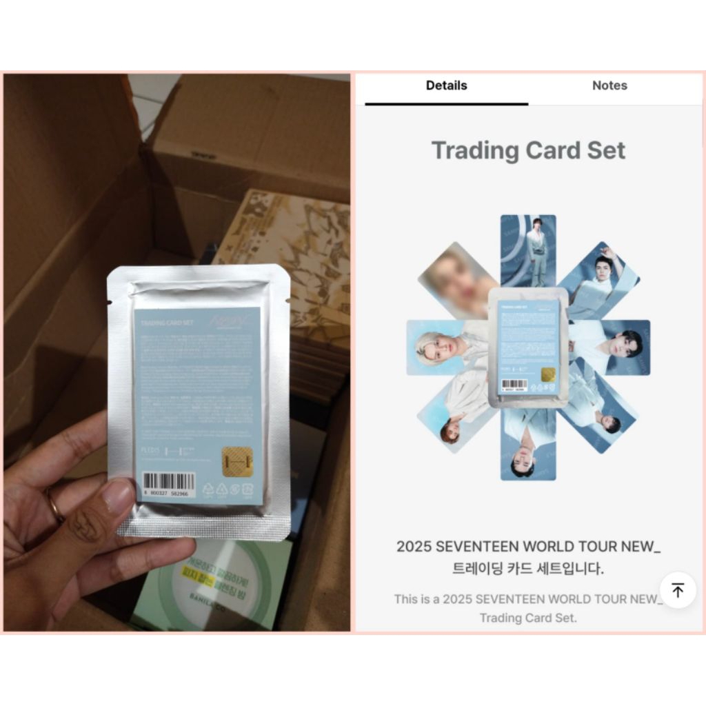 [READY STOCK] SEVENTEEN - MERCH NEW TRADING CARD SET SEALED