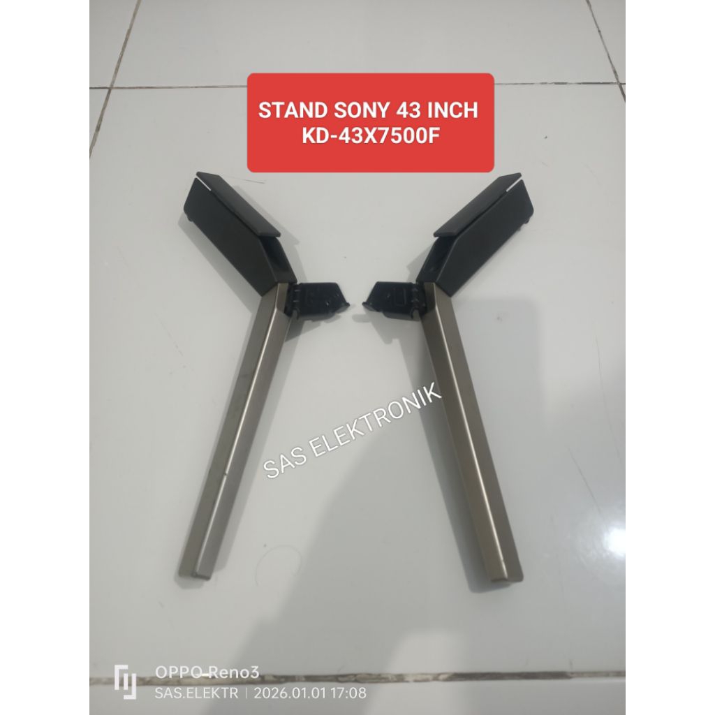 STAND BRACKET KAKI PEDESTAL DUDUKAN TV LED SONY 43 INCH KD-43X7500F KD-43X7500 F